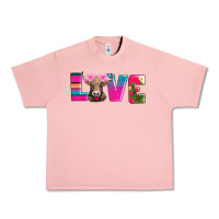 Salmon love with braunvieh cow Urban Heavy Tee - AdoDesignShop