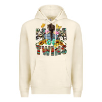 Tofu mom of twins girls mother's day Premium Hoodie - CowGirlArtShop