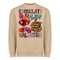 Mushroom chocolate is my valentine Heavyweight Sweatshirt - NancyCooperArtShop