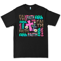 Black faith with cross Premium Tee - AdoDesignShop