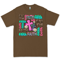 Cacao faith with cross Premium Tee - AdoDesignShop