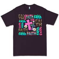 Plum faith with cross Premium Tee - AdoDesignShop