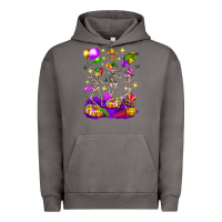 Pigment Tornado Mardi Gras Skeletons Urban Hoodie - BundleAndBundleShop