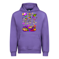 Tulip Mardi Gras Skeletons Urban Hoodie - BundleAndBundleShop
