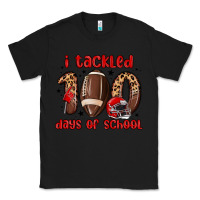 Black i tackled 100 days of school Classic Tee - MaliasSmallBusiness