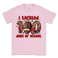 Bubblegum Pink i tackled 100 days of school Classic Tee - MaliasSmallBusiness