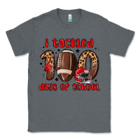 Charcoal Heather i tackled 100 days of school Classic Tee - MaliasSmallBusiness