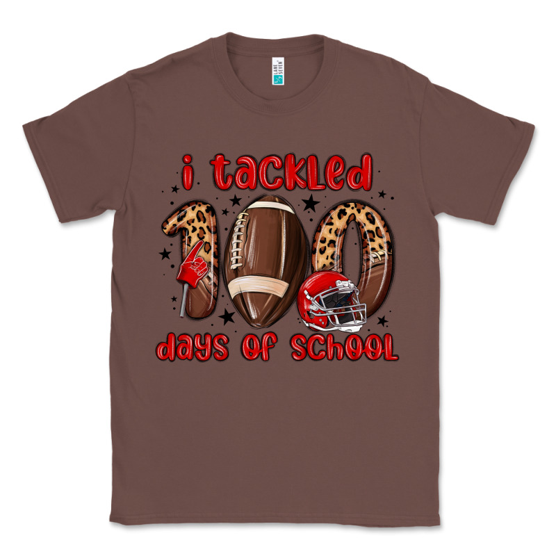 I Tackled 100 Days Of School Classic Tee by MaliasSmallBusiness | Teevron