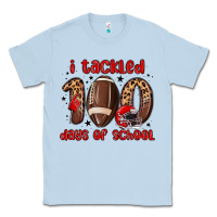 Dusty Blue i tackled 100 days of school Classic Tee - MaliasSmallBusiness