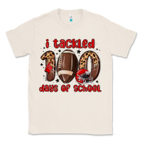 Natural i tackled 100 days of school Classic Tee - MaliasSmallBusiness