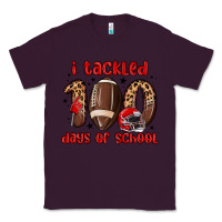 Plum i tackled 100 days of school Classic Tee - MaliasSmallBusiness