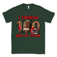 Sports Green i tackled 100 days of school Classic Tee - MaliasSmallBusiness