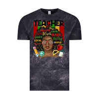 Cloud Black black woman teacher Vintage Tee - MaliasSmallBusiness