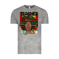 Cloud Rock black woman teacher Vintage Tee - MaliasSmallBusiness