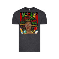 Vintage Black black woman teacher Vintage Tee - MaliasSmallBusiness