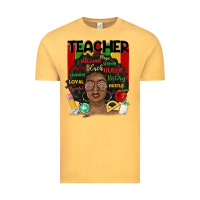 Vintage Mustard black woman teacher Vintage Tee - MaliasSmallBusiness