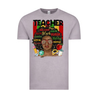 Vintage Zinc black woman teacher Vintage Tee - MaliasSmallBusiness