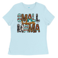 Baby Blue Small Business Mama Ladies Tee - FaDigitalArtStudio