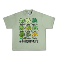 Oil Green teacher st.patrick's Urban Heavy Tee - MaliasSmallBusiness