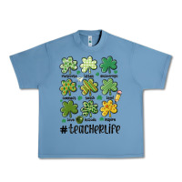 Pebble Blue teacher st.patrick's Urban Heavy Tee - MaliasSmallBusiness