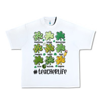 White teacher st.patrick's Urban Heavy Tee - MaliasSmallBusiness