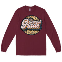 Burgundy second grade Long Sleeve Tee - JahusDesignShop