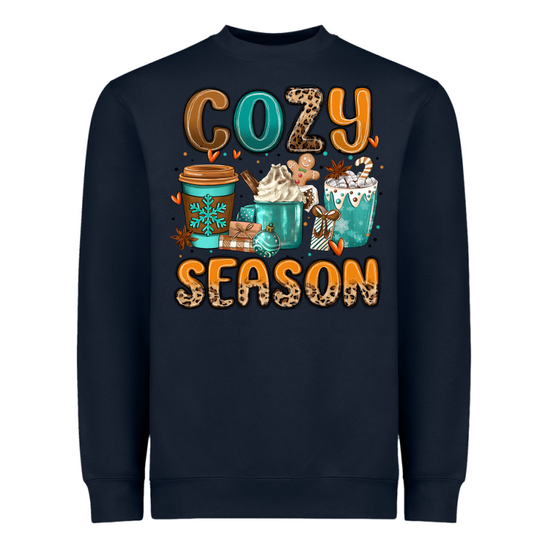 Cozy Season Winter Coffee Cups Heavyweight Sweatshirt by MaliasSmallBusiness | Teevron