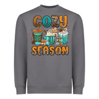 Storm cozy season winter coffee cups Heavyweight Sweatshirt - MaliasSmallBusiness