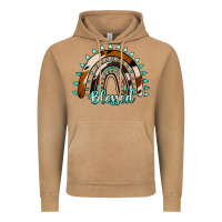 Vintage Camel blessed rainbow cowhide aztec Vintage Hoodie - Jasminsmagicworld