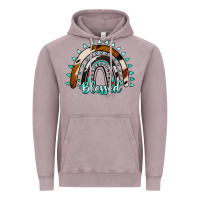 Vintage Zinc blessed rainbow cowhide aztec Vintage Hoodie - Jasminsmagicworld