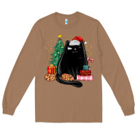 Toasted Coconut christmas black cat Long Sleeve Tee - MaliasSmallBusiness