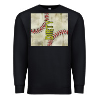Black dirty baseball Premium Sweatshirt - TumblerDesignByShophia
