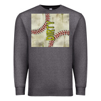 Charcoal Heather dirty baseball Premium Sweatshirt - TumblerDesignByShophia