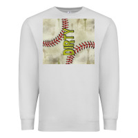 Dove Grey dirty baseball Premium Sweatshirt - TumblerDesignByShophia