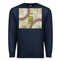 Navy dirty baseball Premium Sweatshirt - TumblerDesignByShophia