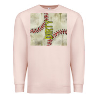 Pale Pink dirty baseball Premium Sweatshirt - TumblerDesignByShophia
