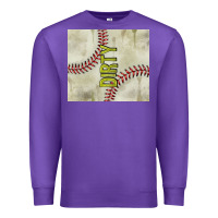 Purple dirty baseball Premium Sweatshirt - TumblerDesignByShophia