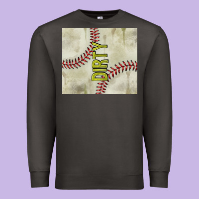 Dirty Baseball Premium Sweatshirt Designed By Tumblerdesignbyshophia