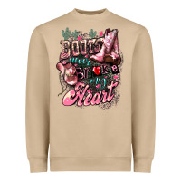 Mushroom boots never broke my heart Heavyweight Sweatshirt - NancyCooperArtShop