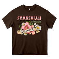 Chocolate Brown fearfully and wonderfully created Heavy Core Tee - JahusDesignShop