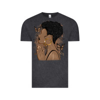 Vintage Black black woman praying Vintage Tee - MaliasSmallBusiness