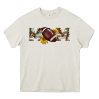 Cream american football mom Heavy Core Tee - BarkalooDesign
