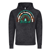 Blessed Western Rainbow Vintage Hoodie | Teevron