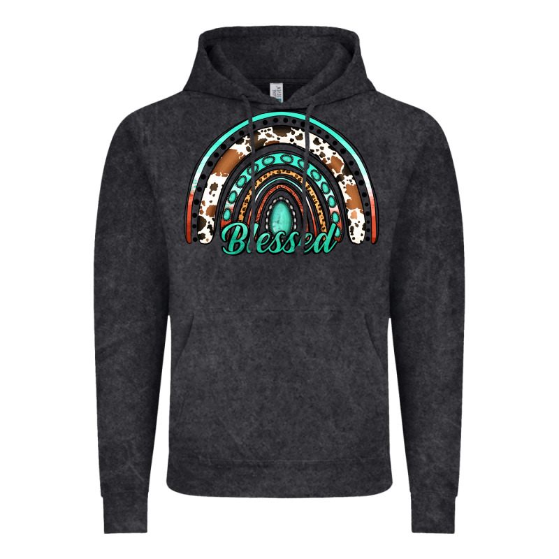 Blessed Western Rainbow Vintage Hoodie by Jasminsmagicworld | Teevron