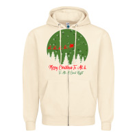Merry Christmas To All To All A Good Night Zipper Hoodie | Teevron
