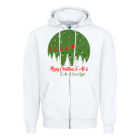 White Merry Christmas To All To All A Good Night Zipper Hoodie - Bettercallsaul