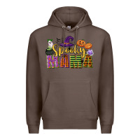 Coffee spooky mama Premium Hoodie - CowGirlArtShop