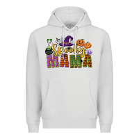 Dove Grey spooky mama Premium Hoodie - CowGirlArtShop