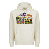 Oatmeal Heather spooky mama Premium Hoodie - CowGirlArtShop