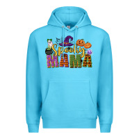 Ocean Blue spooky mama Premium Hoodie - CowGirlArtShop
